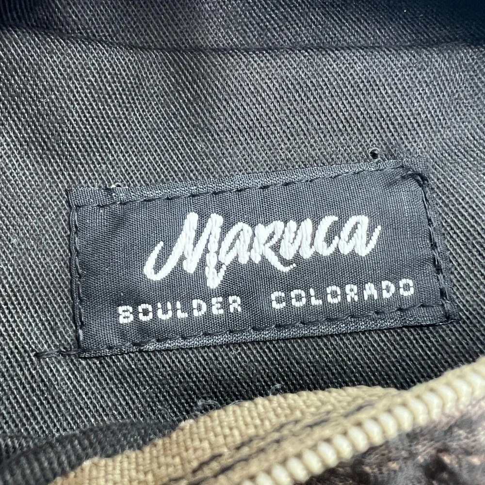 Maruca boulder Colorado metallic crinkle fabric crossbody purse bag boho